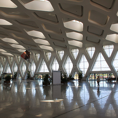 Marrakech-Menara Airport Terminal 1 by Daniel Kieckhefer