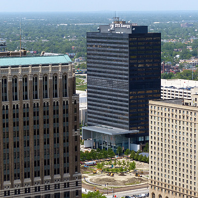 DTE Energy Plaza by Nate Lindsey