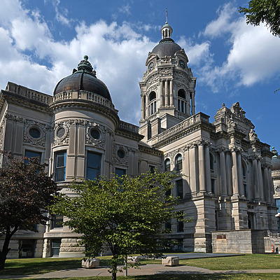 Old Vanderburgh County Courthouse by John W. Cahill