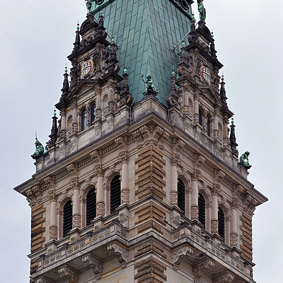 Hamburg City Hall by John W. Cahill