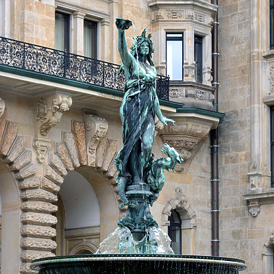 Hamburg City Hall by John W. Cahill