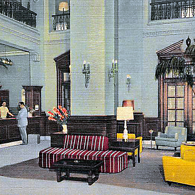 Sarasota County Terrace Building by Curteich