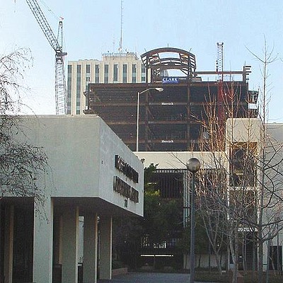 Tower at Convention Center Court by Jim Schwartz