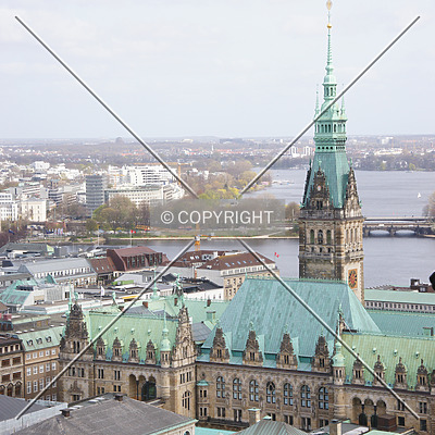 Hamburg City Hall by Nephilim