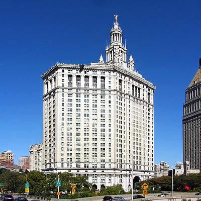 Manhattan Municipal Building by John Cahill