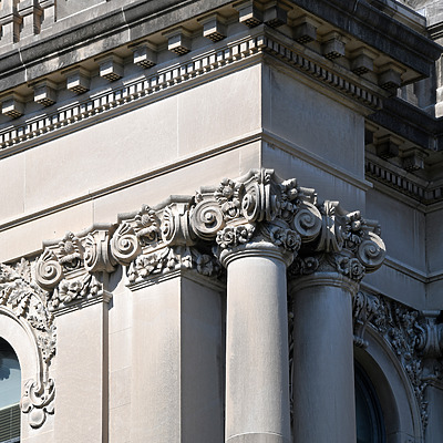 Old Vanderburgh County Courthouse by John W. Cahill