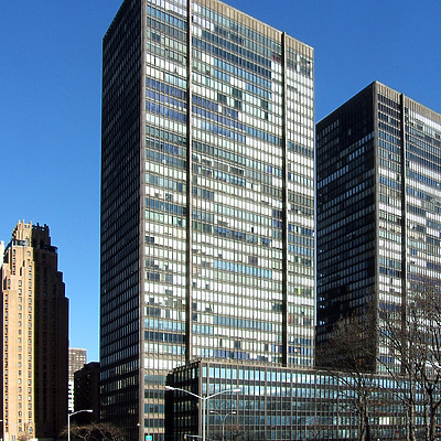 860 U.N. Plaza Apartments by John Cahill