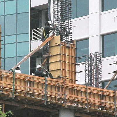 Tower at Convention Center Court by Jim Schwartz