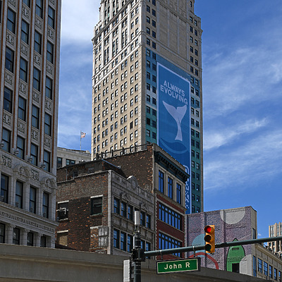 Broderick Tower Lofts by John W. Cahill