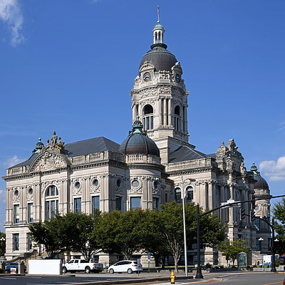 Old Vanderburgh County Courthouse by John W. Cahill