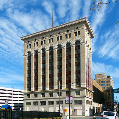 Detroit Building by Nate Lindsey