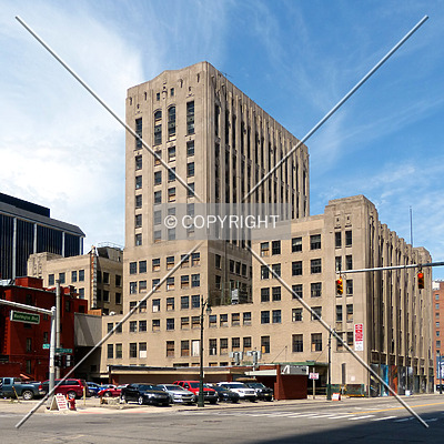 Detroit Free Press Building by Nate Lindsey