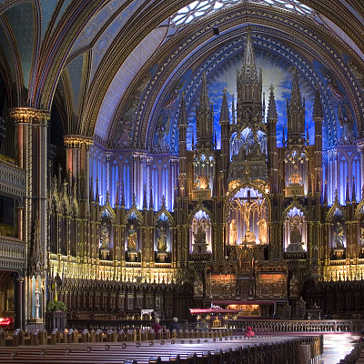 Basilique Notre-Dame-de-Montréal by Pavel Toczynski