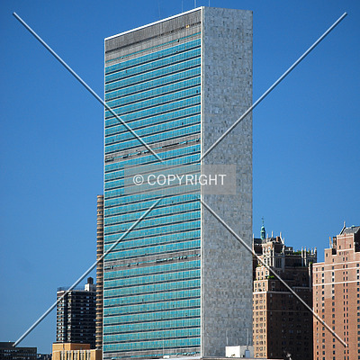 United Nations Secretariat Building by Royce Douglas