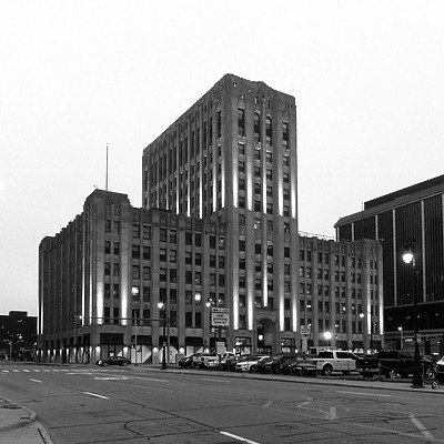 Detroit Free Press Building by Nate Lindsey
