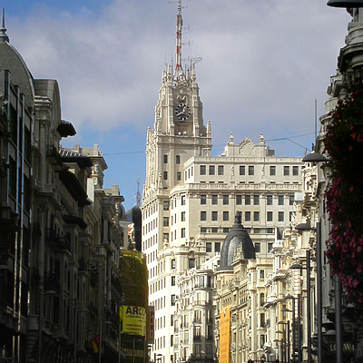 Telefonica Building by Cesar Serrano