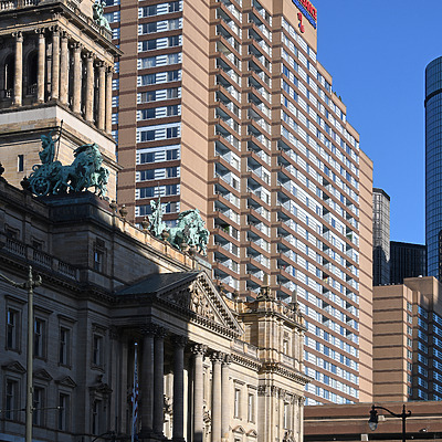 Millender Center Apartments by John W. Cahill