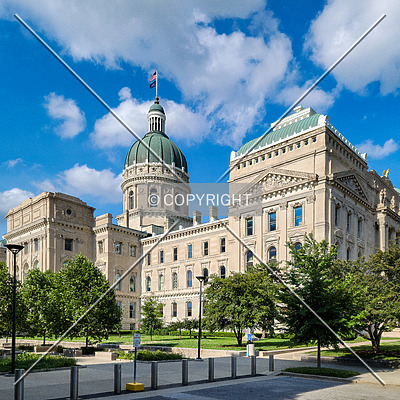 Indiana State House by Ryan Hildebrand