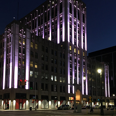 Detroit Free Press Building by Nate Lindsey