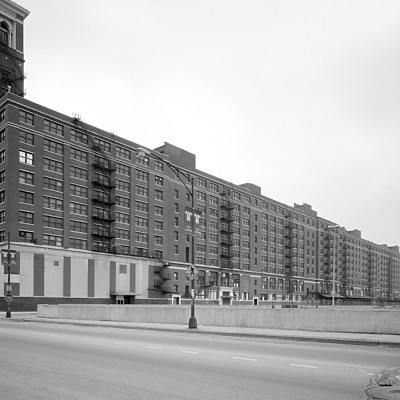 Sears Merchandise Building Tower by Library of Congress, Prints and Photographs Division, HABS, Leslie Schwartz