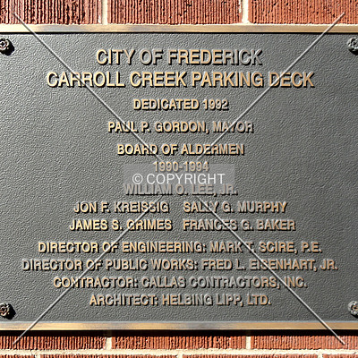 Carroll Creek Parking Deck by Chris Patriarca