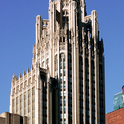 Tribune Tower by Daniel Kieckhefer
