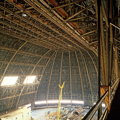 Goodyear Airdock by Historic American Buildings Survey, Jet Lowe