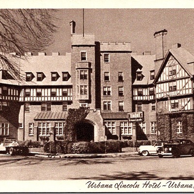 Urbana-Lincoln Hotel by Champaign County Historical Archives