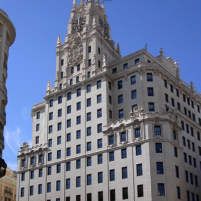 Telefonica Building by Cesar Serrano