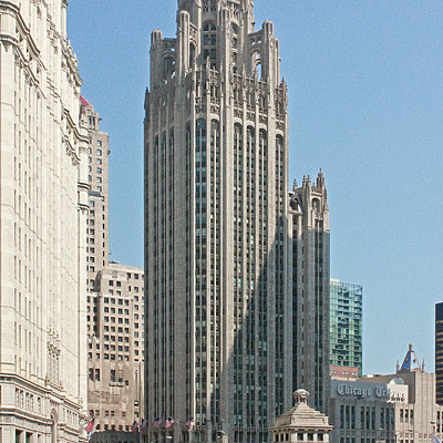 Tribune Tower by Ryan Hildebrand