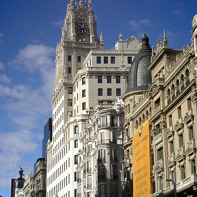 Telefonica Building by Cesar Serrano