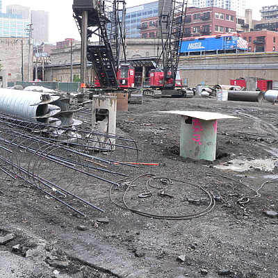 Left Bank at K Station by B. Victor Adams