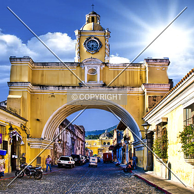 Arch of Santa Catalina by Jorge Molina