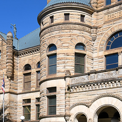 Trumbull County Courthouse by John W. Cahill