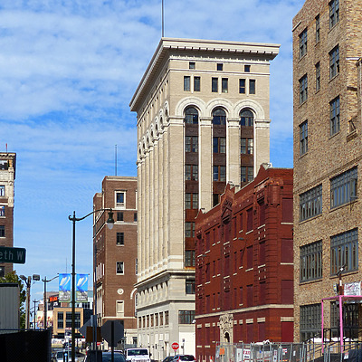 Detroit Building by Nate Lindsey