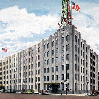 Marathon Oil Company Donnell Building by Curt Teich & Co.