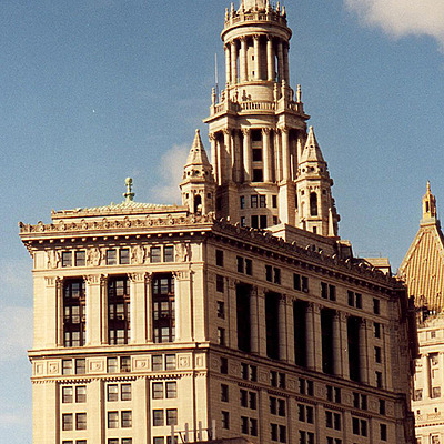 Manhattan Municipal Building by Nate Lindsey