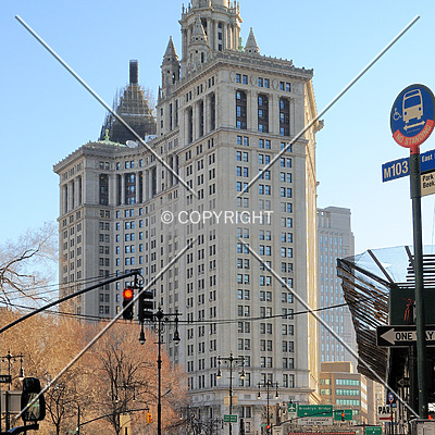 Manhattan Municipal Building by David Guija