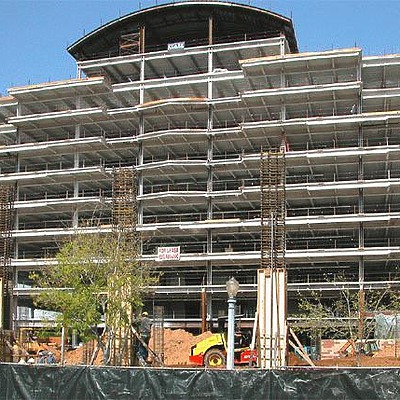 Tower at Convention Center Court by Jim Schwartz