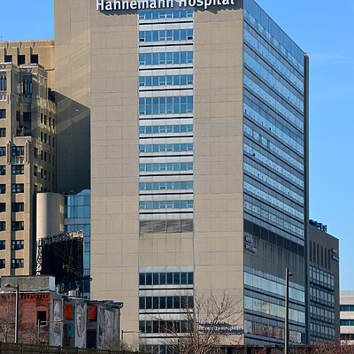 Hahnemann University Hospital North Tower by John W. Cahill