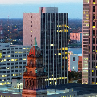 Coleman A. Young Municipal Center by Nate Lindsey