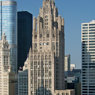 Tribune Tower by Ryan Hildebrand