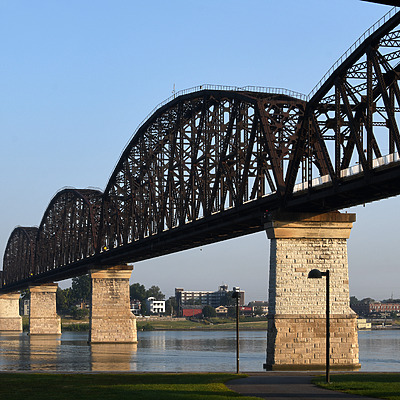 Big Four Bridge by John W. Cahill