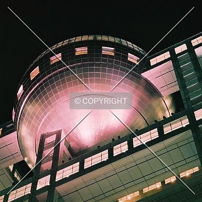 Fuji Television Head Office Building by Andrew Stewart