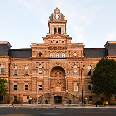 Allen County Courthouse by John W. Cahill