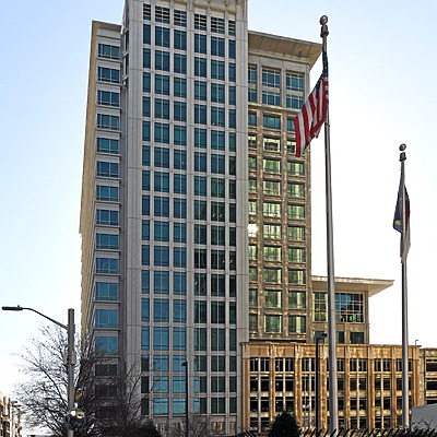 Red Hat Tower by John W. Cahill