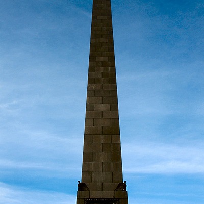 Veteran's Memorial Plaza Obelisk by James Peacock