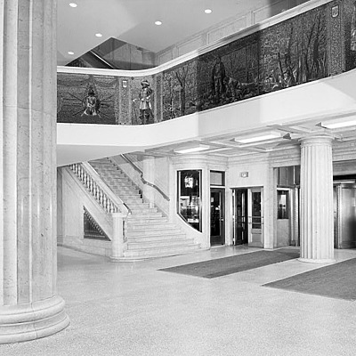 Marquette Building by Library of Congress, Prints and Photographs Division, HABS, Jack E. Boucher