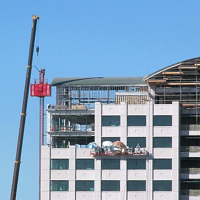 Tower at Convention Center Court by Jim Schwartz