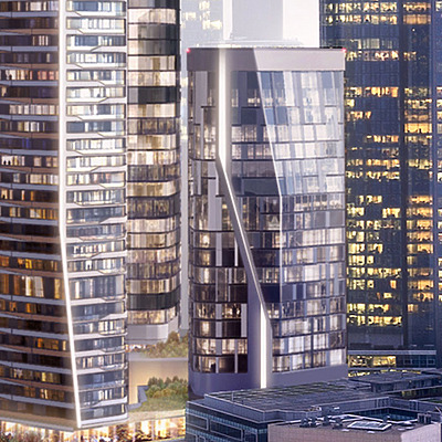 FOUR Frankfurt - Tower 4 by UNStudio